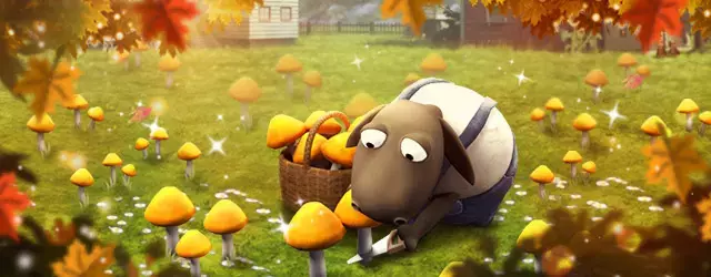 Ghislain cueille des champignons dans Ma Belle Ferme