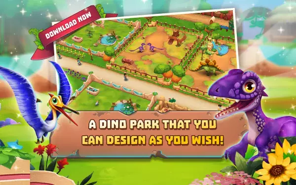 Dinosaur Park – Primeval Zoo. Download the dino zoo game! Dinosaur Park – Primeval Zoo. Download the dino zoo game!
