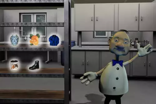 Mitarbeiter am Lagerregal