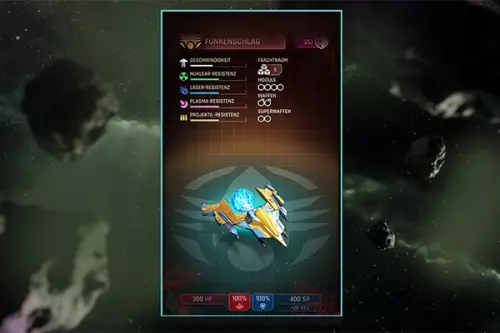 Fähigkeiten des Raumschiffs bearbeiten