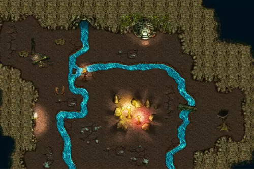 Akciójáték - Secret Relic - River with glowing gold in the centre