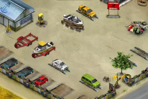 Garbage Garage - car scrap yard