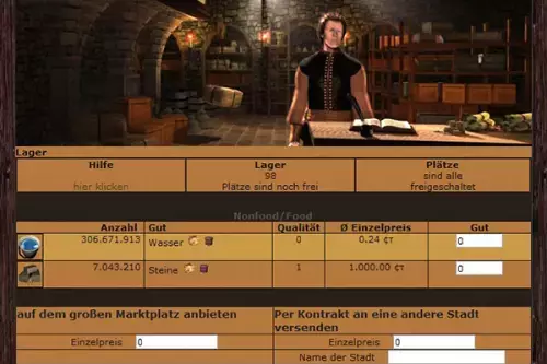 Middeleeuwse man in het kamp