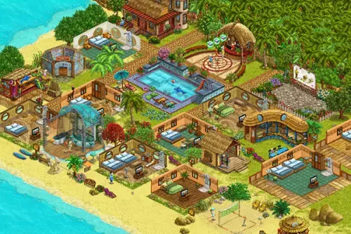 Resort direkt am Strand