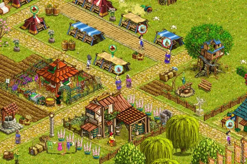 My Little Farmies - Farmansicht von oben