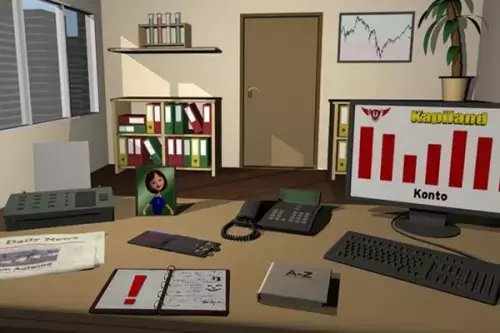 Bureau van Kapiland met accountoverzicht