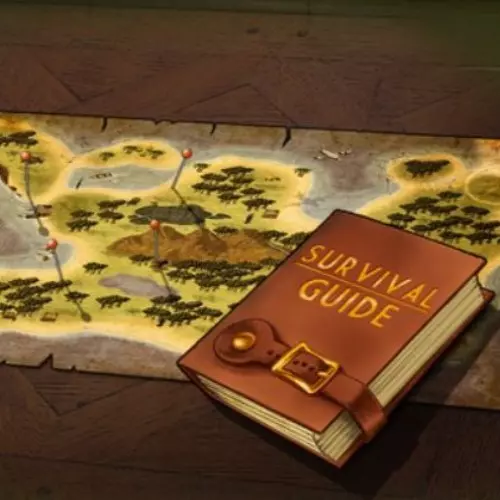 Schatzkarte und altes Buch